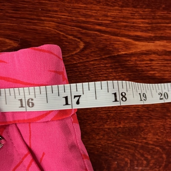 Rafaella Womens Skort L Carmine Rose Stretch Waist Pockets Viscose Blend NWT - Picture 9 of 11